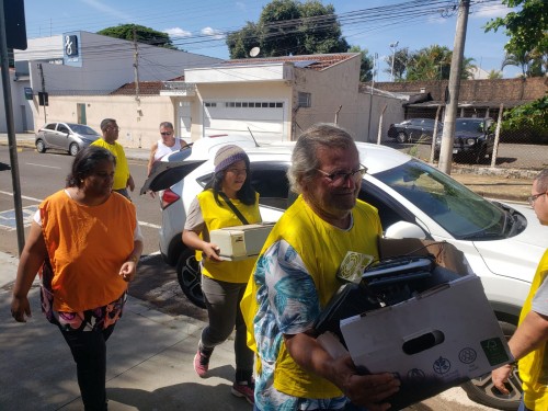 &lsquo;Allan Kardec&rsquo; arrecada 5 toneladas de aparelhos no 3&ordm; Ped&aacute;gio de Eletr&ocirc;nicos